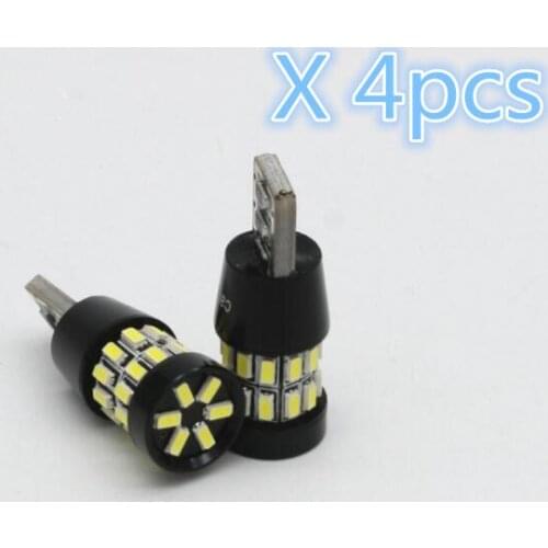 4x 5W Canbus W5W LED T10 Light 3014 SMD 12V Car LED Interior Light Clearance Bulbs Backup Reverse Lamp Number Parking Light