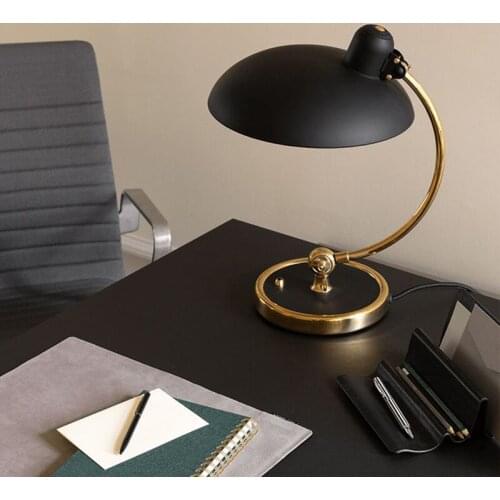 Bauhaus Retro Decoration Simple Bedroom Bedside Desk Light Luxury Danish Designer Creative Reproduction Table Lamp