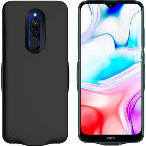 Slim Battery Charger Case For Xiaomi Redmi 8 Backup Back clip battery Case Power Bank ForRedmi 8A Charging Back cover Capa Funda