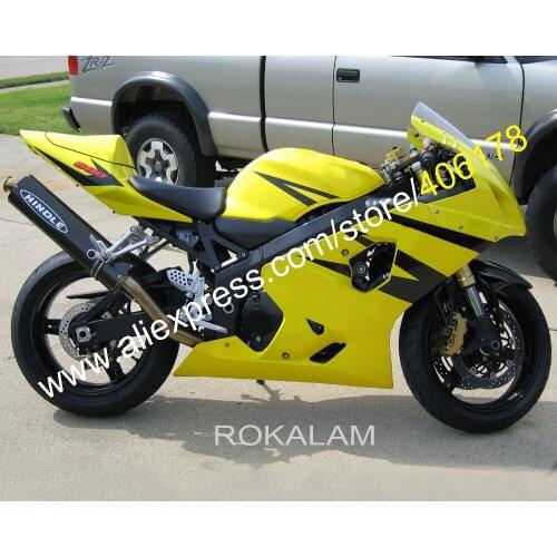 Yellow Black For Suzuki GSXR600 GSXR750 K4 04 05 GSX-R 600 GSX-R 750 2004 2005 Motorcycle Fairing (Injection Molding)