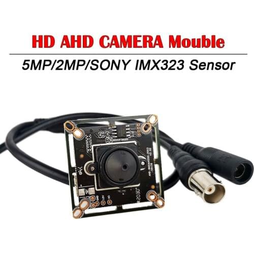 DIY 5MP 3.7mm Lens AHD-P Mini Camera 1920*1080P 2MP SONY IMX323 Chip Module Circuit Board Monitor AHD Camera