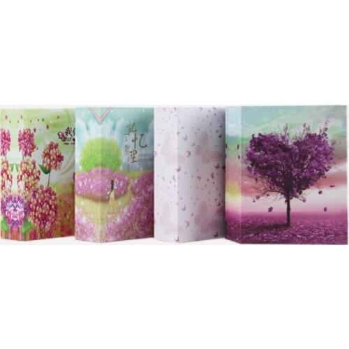 1Pcs 6 Inch Cartoon Cute Cherry Blossoms Photo Albums Creative 100 Sheets Girl Memorial Book Fashion Home Decor Supplies