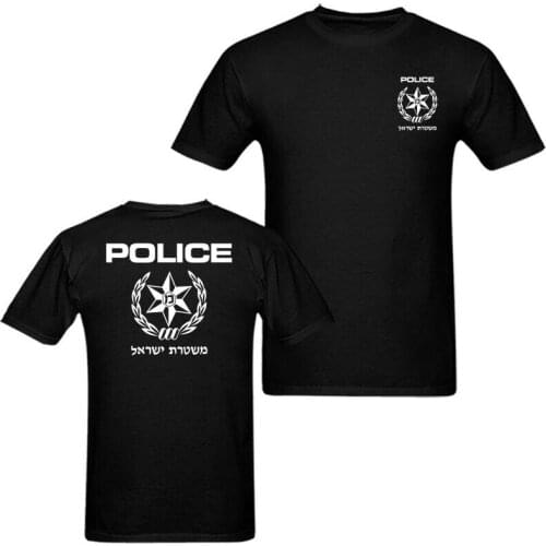 Israel Sheriff Security Staff Defence Force Men T Shirt New Tshirt Fashion MenS High Quality Tops Hipster Tees Custom T Shirt