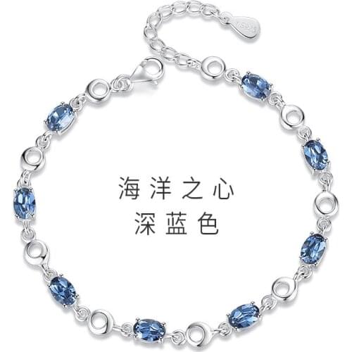 HB39 Classic hot sell products purple stone bracelet new jewelry women and girl jewelry for brithday gift Bangles