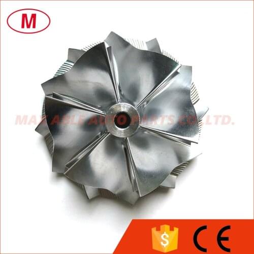 K16 5324-123-2206 Upgrade 54.20/66.57mm 6+6 blades Turbo Aluminum 2618/Milling/Billet compressor wheel for TTRS 1855-970-0000