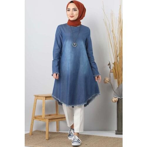 Kolyeli Kot Tunik TSD0416 Koyu Kot