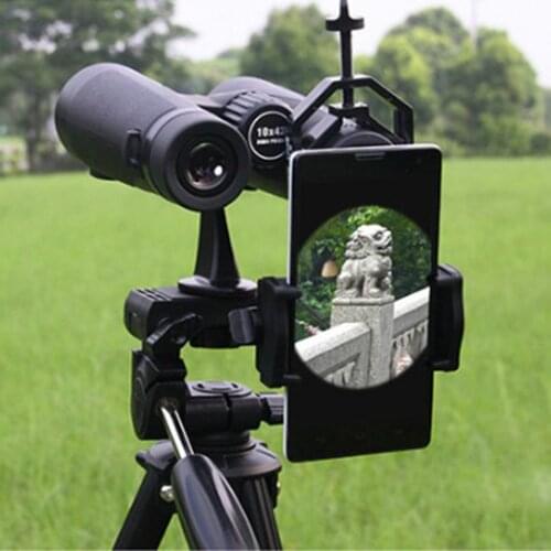 Mobile Phone Telescope Mount Adapter Monoculars Binoculars Holder Bracket