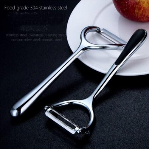Stainless steel peeler kitchen gadget creative household zinc alloy melon fruit peeler