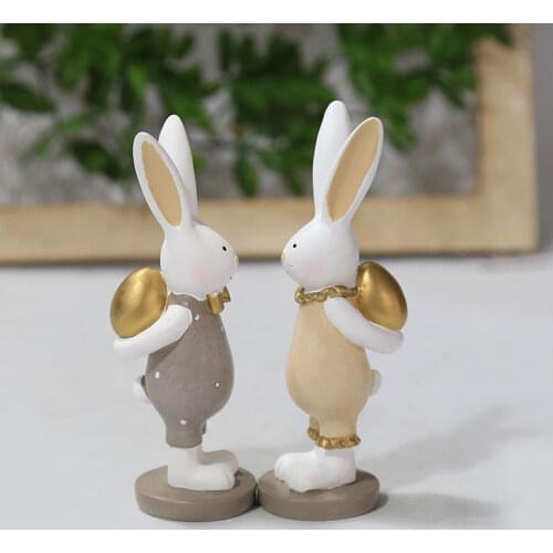 Easter Bunny Resin Crafts Innovative Home Office Desktop Decoration Easter Bunny Resin Crafts Innovative Home Office Desktop
