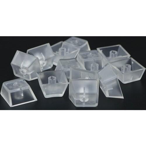 Transparent keycaps for mechanical keyboard Backlit key cap without lettering Original height R4 Ultra-high transparency keycap