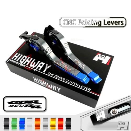 CNC Brake Handle Bar Lever Extendable Folding Adjustable Brake Clutch Levers For HONDA CBR954RR CBR 954 RR 2002-2003