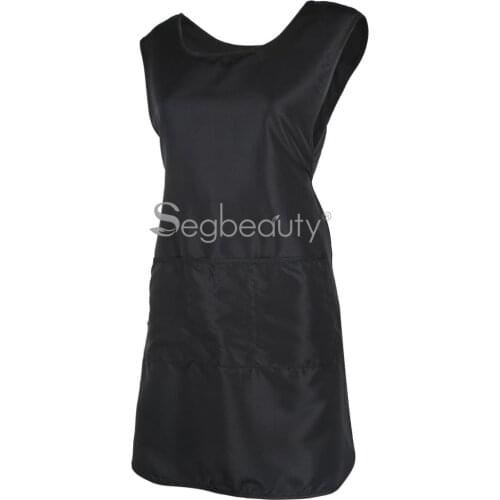 Segbeauty Hairdresser Cobbler Apron with 4 Pockets Durable 6.5 inches Smocks Long Worker Protective Uniform for Stylist Barber