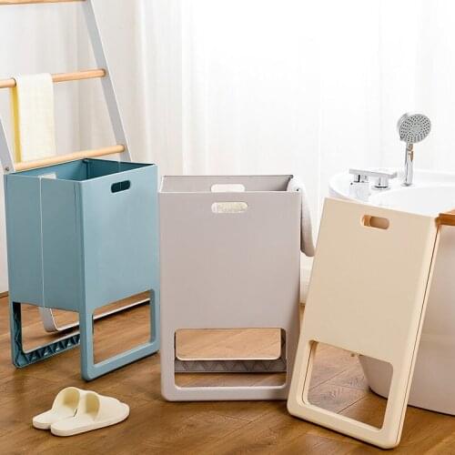 Nordic foldable laundry basket Japanese storage baskets clothes basket storage large plastic laundry basket toy storage