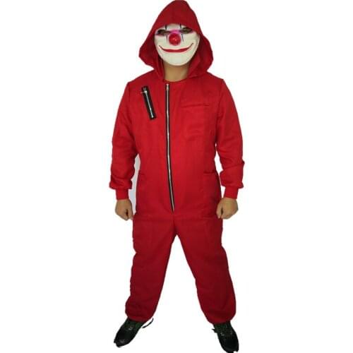 Scary Clown Payday Mask Costume Salvador Dali Movie The House of Paper La Casa De Papel Cosplay Masks Costume