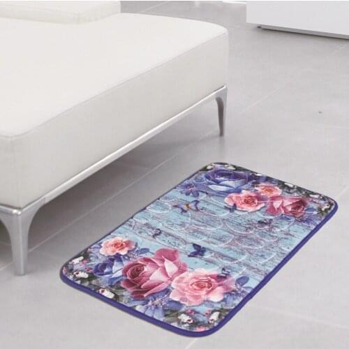 Three-dimensional printing mat bedroom door mat bathroom absorbent mat bedroom kitchen carpet, rb012