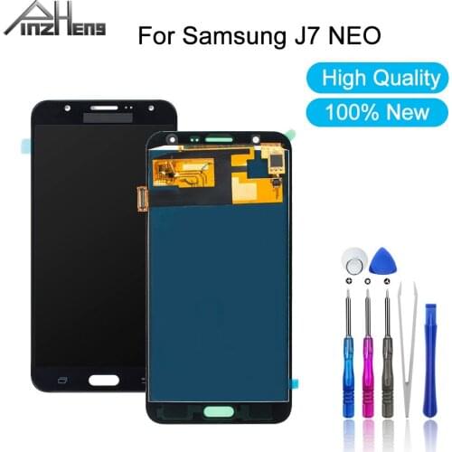 PINZHENG Phone LCD For Samsung Galaxy J7 Neo J701F J701M J701MT J701 LCD Display Touch Screen Digitizer Assembly Replacement