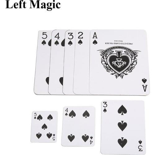 1 Set See WhoS Playing The Big Card Poker Magic Tricks Close Up Stage Props Illusion Accessary Magician Magic Gimmick