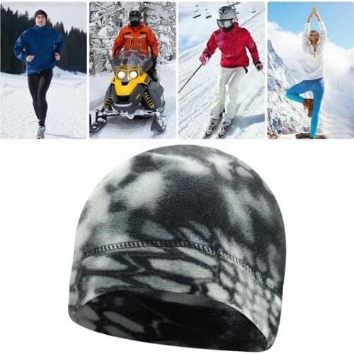 1 Pc Military Tactical Caps Unisex Warm Fleece Hats Cycling Autumn Fishing Hiking Winter Outdoor Classic Windproof Hunting T6X8