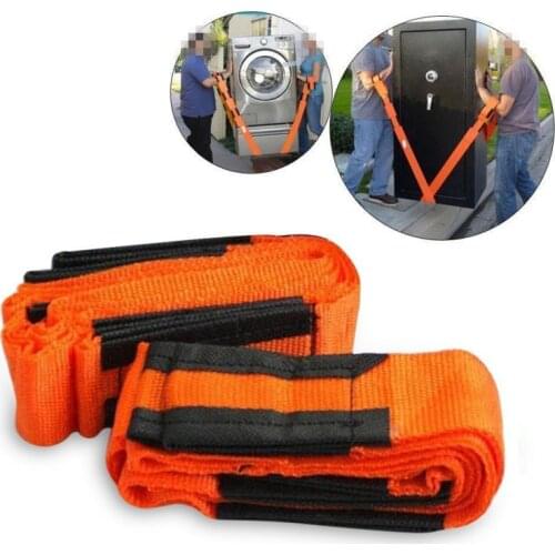 2pc Nylon webbing Lifting Moving belt Strap Easier Conveying Storage Shoulder Carry Rope for Appliances furniture Transport tool