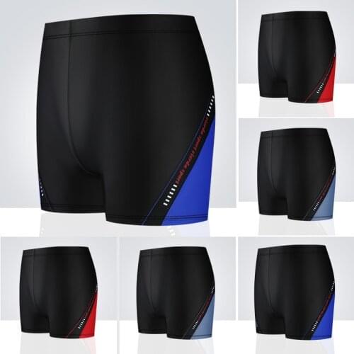 2021 New Fashion Color Matching Comfortable and Breathable Plus Size Hot Spring Mens Swimming Shorts