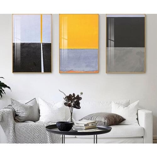 Abstract Colorful Canvas Painting Posters And Prints Unique Mark Rothko Painting Mural Decoration Art For Living Room Home Decor