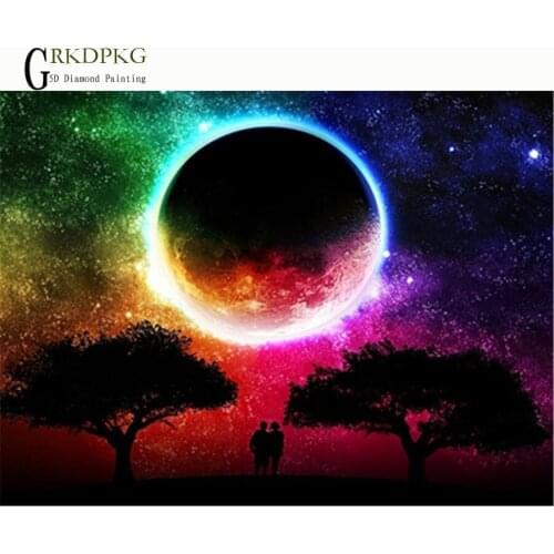 Diamond Embroidery Planet tree gift Picture of Rhinestones,Diamond Painting Cross Stitch Full Square Diamond Mosaic Home Decor