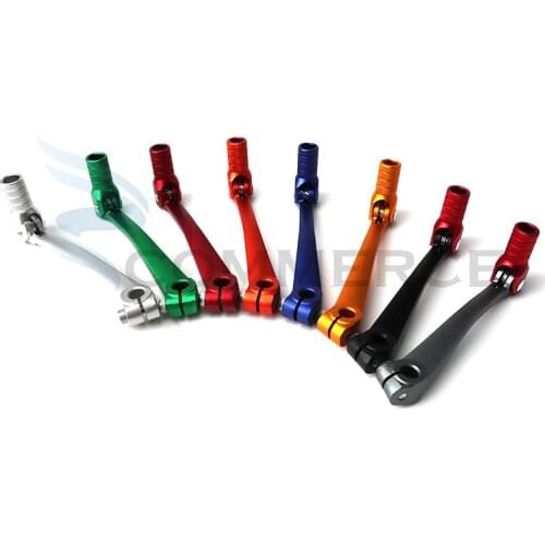Motorcycle CNC Aluminum Folding Gear Shift Lever Fit Kayo Apollo Bosuer 110/125/140/150/160/250cc Dirt Bike Pit Bikes Gear Lever
