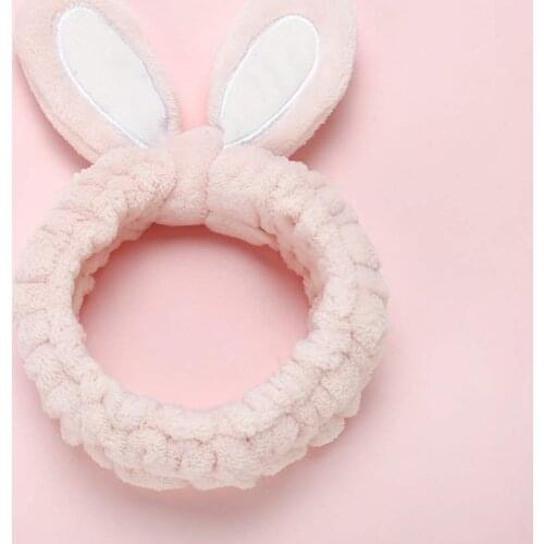 Bignosedeer Coral Fleece Soft Bow Headbands with Cute Pompons Grey Wash Face Headband Women Girls Holder Turban Hairbands Hair