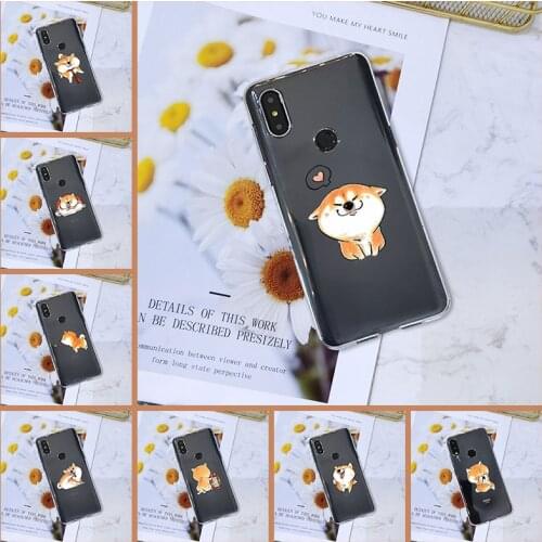 Phone Case For Xiaomi Mi Max Mix 1 2 2S 3 Cute Dog Kawaii Shiba Inu Cartoon Silicone Back Cover For Xiaomi Mi Note 1 2 3 Case