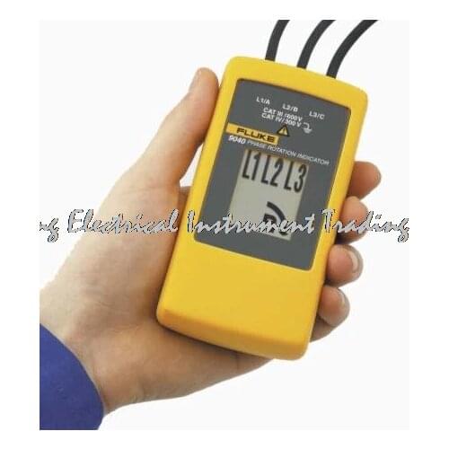 Fast arrival FLUKE 9040 F9040 Digital Phase Rotation Indicator Tester Meter 40-700V, 15-600HZ