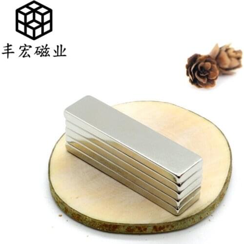 F40 * 10*2 large quantity strong magnetic square sheet iron absorbing stone anti-corrosion magnetic steel 40*10*2 NdFeB