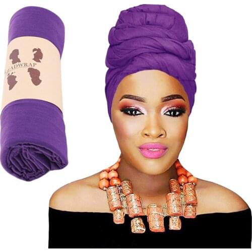 Headscarf Turban For Women Solid Color Bandanas For Muslim Ladies Hair Cover Long Wide Soft Hijabs Islamic Headwear 2 in 1 Scarf