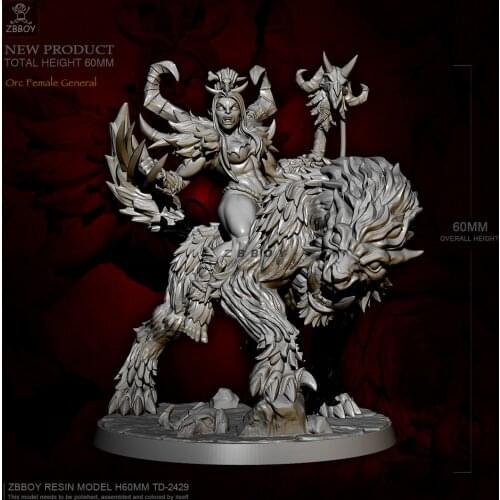 H65mm Resin model kits diy figure self-assembled TD-2429B