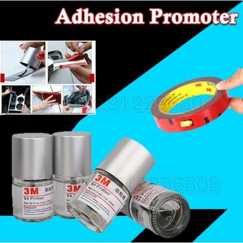 3M 94 Promoter Automotive Adhesion Car Super Trim Adhesive Glue Double Sided Faced Adhesive Tape Primer Adhesion Promoter 10ML