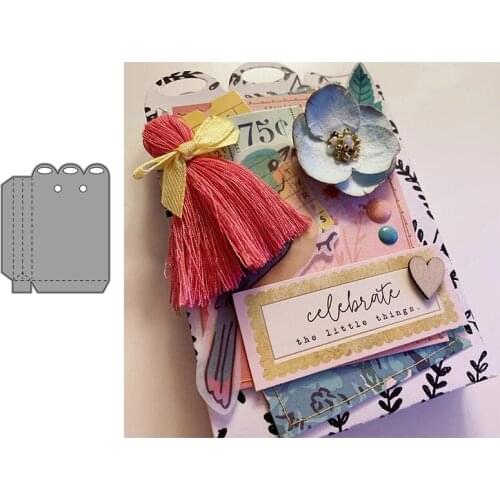 Metal Cutting Dies Decorative bag for DIY Scrapbooking Photo Card Making Decor Supplies Embossing Die Template