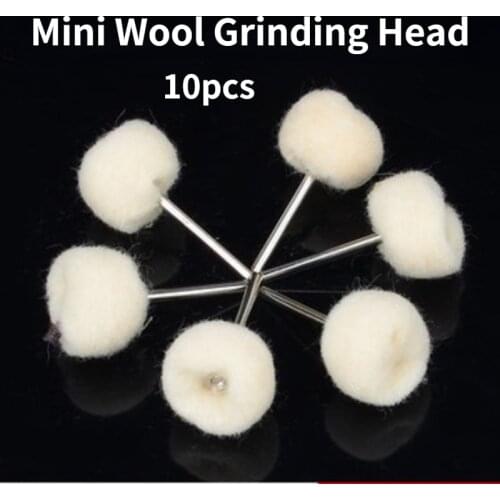 Mini Wool Brush Polishing Wheel Grinding Head Jade Jade Carved Wooden Olive Nuclear Carving Polishing Cleaning Brush