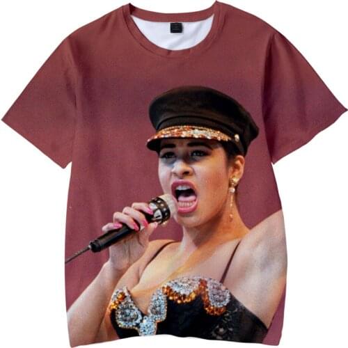 Fashion Cute Mix-Up Selena quintanilla Children T-shirt Women/Men 3D Summer O-Neck Fashion T-shirts Selena quintanilla
