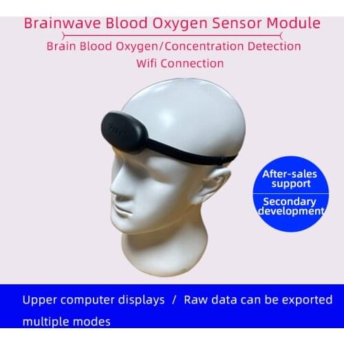 Brainwave Blood Oxygen Imaging Sensor Module EEG SpO2 Headset Developable Device With Upper Computer