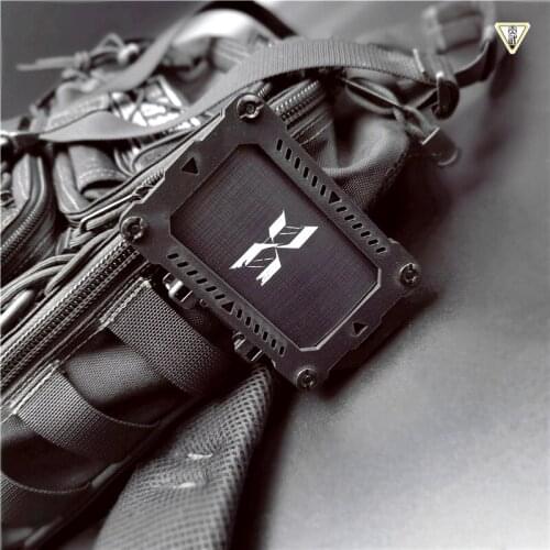 Tactical Chest Card Set Outdoor 2077 Multi-function Card Sticking ID Card