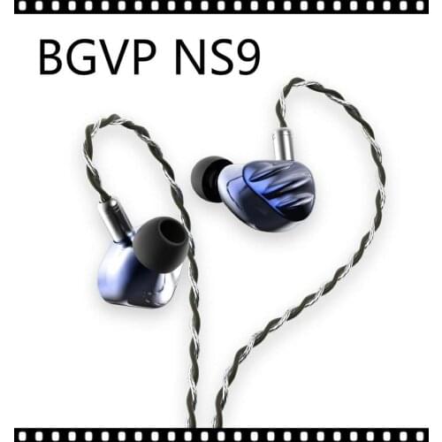 BGVP NS9 Knowles Sonion 7BA+2DD Hybrid Custom Subwoofer In Ear HIFI Music Monitor Audiophile Musician MMCX Earphones Earplugs