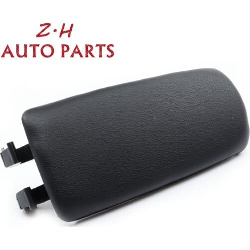 NEW 290mm 8E0 864 245 B Black Leather Center Console Armrest Cover Lid For Audi A4 Quattro A4 Avant S4 B6 B7 8E0864245D