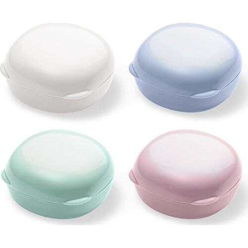 Bubble Bear Portable Travel Soap Box Soap Box Waterproof Drain Soap Tray Drainage Soap Holder Bathroom Toilet Soap Box