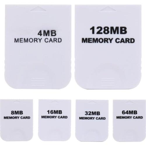 Practical Memory Card for Nintendo Wii Gamecube GC Game White NEW The Memory Card For Wii Console Easy to use