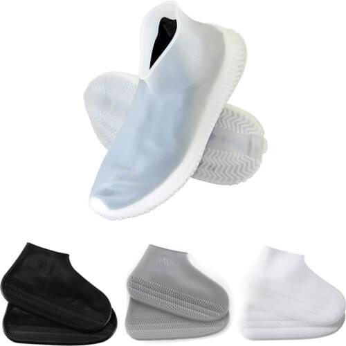Silicone Shoe Covers Reusable Waterproof Shoe Covers Outdoor Rain Shoe Covers Waterproof Boots Overshoes