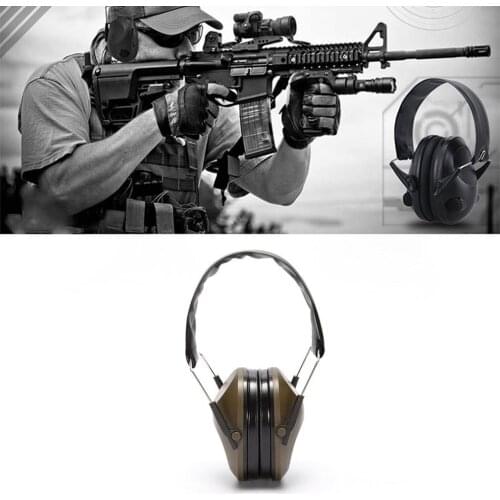 Tactical Force Headset Noise Reduction Foldable Hunting Shooting Headphone Anti-noise Earmuff Hearing Protector