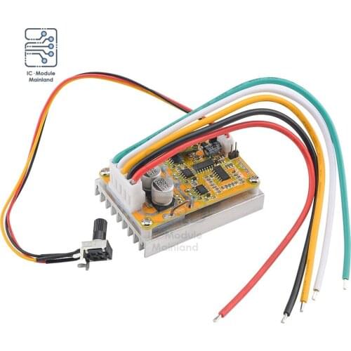 DC5V-35V 350W BLDC Three-Phase DC Brushless With Hall Motor Controller Sensorless Brushless Motor Driver Wide Voltage