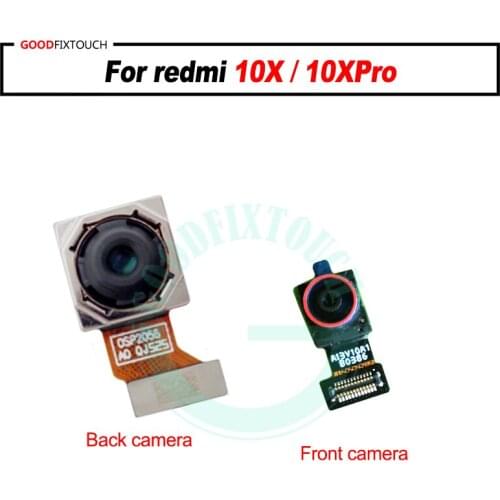 For redmi 10X Back Rear Camera with front camera flex cable Module Replacement for For xiaomi 10X pro