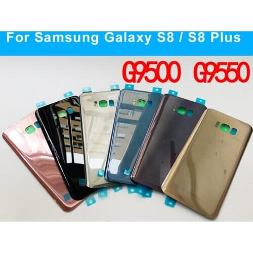 Back Glass Replacement For Samsung Galaxy s8 G950 / S8+ S8 Plus Eight G955 G955F s8plus Battery Cover Rear Door Housing Case