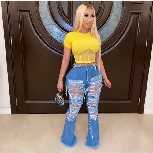 Women Casual Ribbed Tops Short Sleeve Skinny Ribbed Crop Top High Elasticity Ribbed Teeshirt Raised Lines Pattern Tops