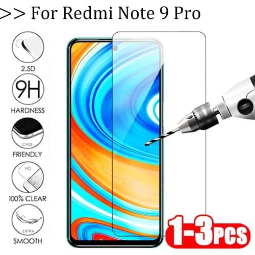 1-3Pcs Tempered Glass For Redmi Note 9 Pro Screen Protector For Redmi Note 9 Pro Max 9s 9 Protective Glass For Xiaomi Redmi 8 8a